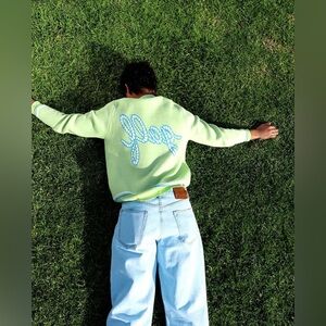 GOLF WANG Kiwi Rope Logo Crewneck Sweater